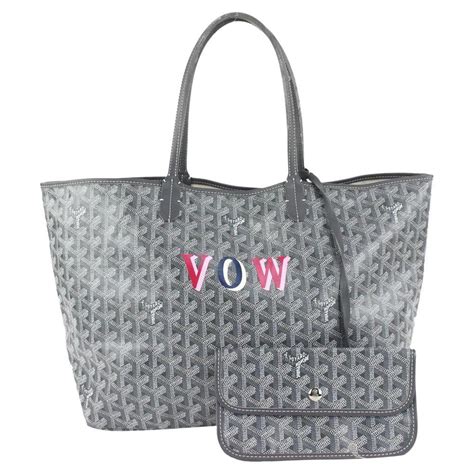 goyard bag gray|personalized Goyard bag.